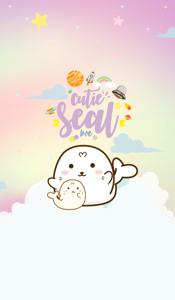 Seal Cutie Galaxy Holo