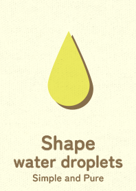 Shape water droplets John Citron