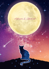 Bring good luck Full moon & Cat 23
