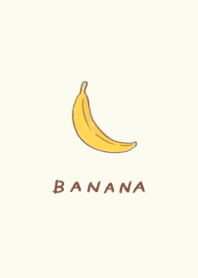 シンプルなバナナが一本