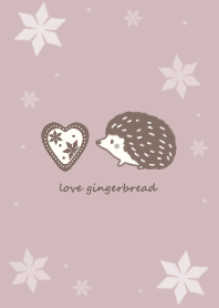 Hedgehog and gingerbread*pink