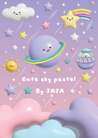 Cute Sky and Galaxy Pastel By JAJA