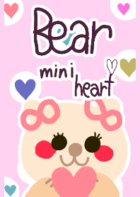 Bear mini heart