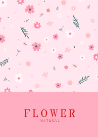 FLOWER MILKY PINK -NATURAL 108