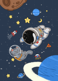 แมวรอบกาแล็กซี