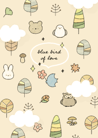yellow Blue bird of kindness 14_2