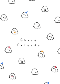 Ghost Friend Pattern(line)/Wh vivid