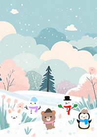 Kawaii scandinavian style(Winter-625)