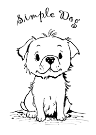 Simple Dog [White] *