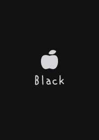 苹果 -黑色-