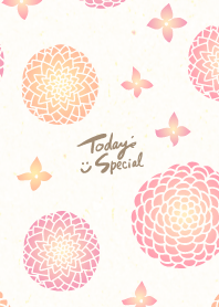 round flowers and small flowers16