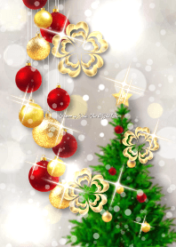 全運気アップ❤︎X'mas Tree&黄金クローバー