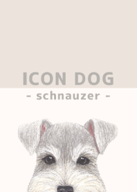 ICON DOG - schnauzer - BEIGE/05