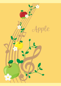 Three colored apples on LY