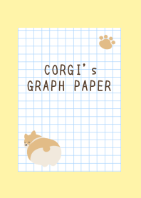 CORGI's GRAPH PAPER-LIGHT YELLOWj
