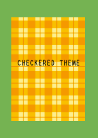 ORANGE CHECKERED THEMEj-YELLOW-GREEN
