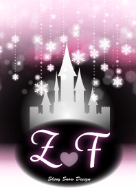 Z&F-Initial-Snow Castle-Baby pink