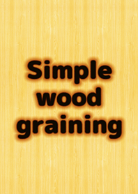 Simple wood graining