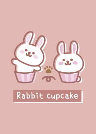 Rabbit cupcake <Pad> pink