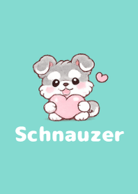 Sketch Schnauzer 2 Green 08