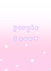 purple pink snow theme