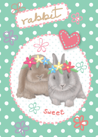 ต่ายหวาน ในโทน เขียว