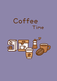 毎日のコーヒータイム(モランディ紫）