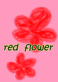simple red flower