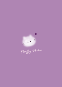 Fluffy cat Purple20_2