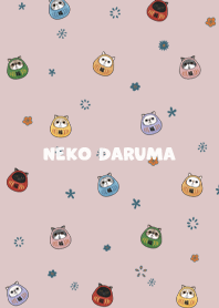 daruma-neko / mist pink