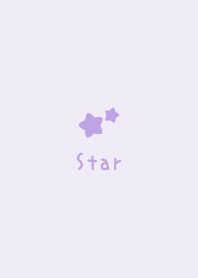星 [紫色] 簡單