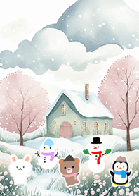 Kawaii scandinavian style(Winter-752)