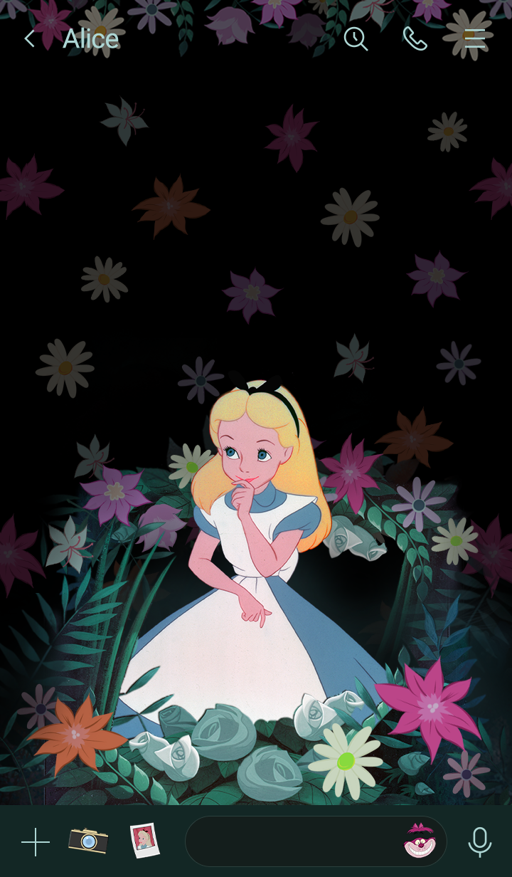 Alice in Wonderland (Flowers)
