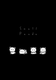 Small Panda /black (filled)/