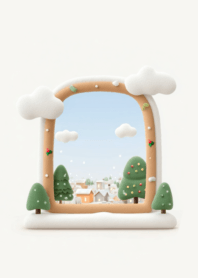 Cozy Christmas cat cute s6362