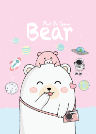 Bear On Space. Pink