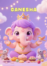 Little Ganesh:)purple