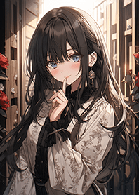 女友系列❤️暗黑系黑長直女友