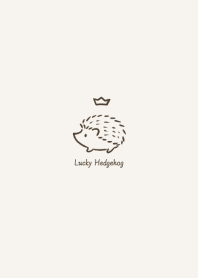Lucky Hedgehog* -beige- crown