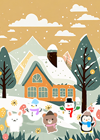 Kawaii scandinavian style(Winter-1030)