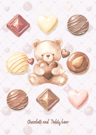 Teddy Bear & Chocolate 2 -  Lavender