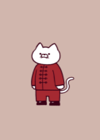 Kung fu cat.(dusty colors01.)