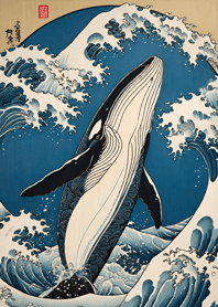 浮世絵 - 鯨 863Ce7