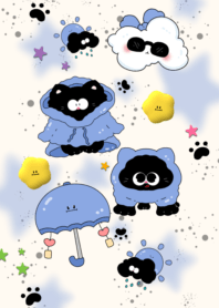 Little Black Cat Rain Cloud
