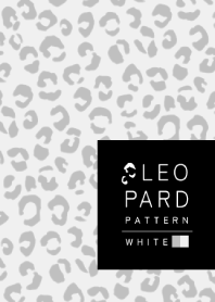 LEOPARD PATTERN -WHITE-