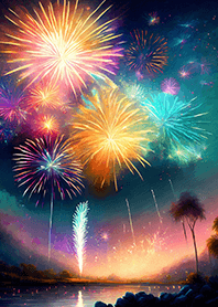 Beautiful Fireworks Theme#725