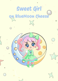 Sweet Girl on Blue Moon Cheese