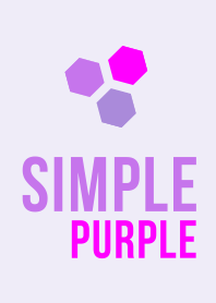 シンプル Purple