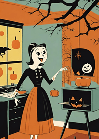 Ukiyo-e - Halloween cat 5BB202