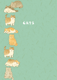 Cats are soothing03 blue green